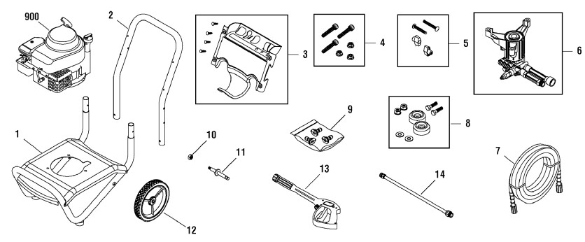 SPEED CLEAN 2200 psi 020458-0 Replacement Parts